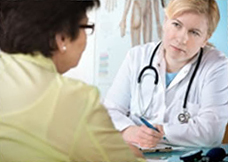 An adult seeing a doctor An adult seeing a doctor